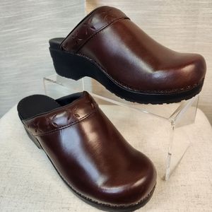 CLEARANCE - LLBEAN NWOT leather mule womans slip on shoes size 9M brown